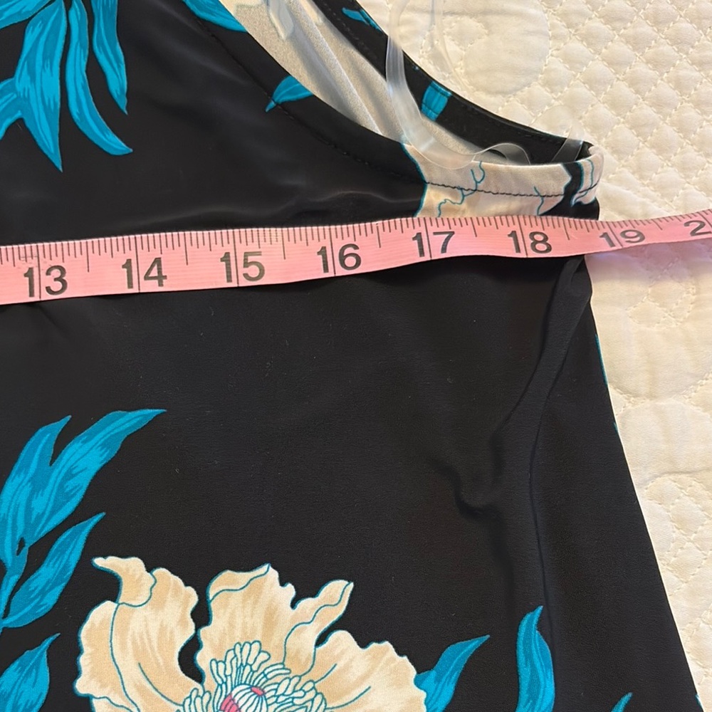 INC International Concepts Black and Blue Tank Top - Picture 5 of 6